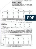 Assignment Model Typical Question