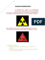 Sustancias Radioactivas