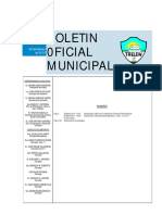 Boletin 0ficial Municipal: 29 de Febrero de 2016