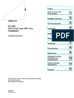 s7300 Cpu 31xc and Cpu 31x Operating Instructions en-US en-US