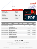 Bank Statement For Ebesun Company (Nigeria) LTD, UBA 2021-2