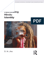 D.N.jha - Rethinking Hindu Identity-Routledge (2014)