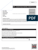 Reading Sample Test 5 - Reading Part BC Question Paper