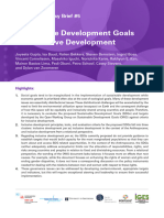 UNU IAS Policy Brief No. 5 Sustainable Inclusive Development