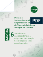 Módulo 6 - Atendimento Socioassistencial A Migrantes Na Proteção Social Especial - Alta Complexidade