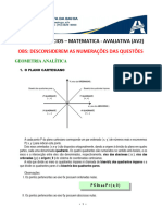 Lista de Exercicios - Matematica