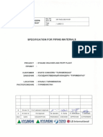 SP-TACE-200-PI-001 Rev.B Specification For Piping Materials (ECU TOYO)