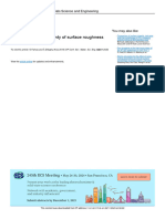 Surface Roughness Measurement