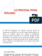 El Modelo Procesal Penal Peruano