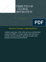 Attributes of Global Corporation