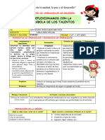 Ses-Mierc-Rel-Reflexionamos Con La Parabola de Los Talentos