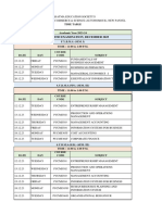 BMS 2023-24 Round 2 SE I III and V Examination Time Table December 2023