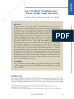 Risk Model For Energy Performance Contracting in Correctional Facilities