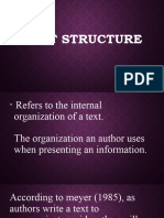 Text Structure