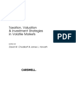 James L Horvath, David W. Chodikoff - Taxation, Valuation & Investment Strategies in Volatile Markets-Carswell (2010)