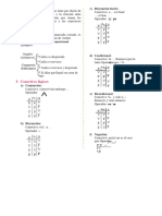 Conectivos Lógicos y Tabla de Verdad para Cuarto Grado de Secundaria