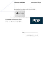 2.1 Cell Structure and Function