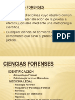 Las Ciencias Forenses