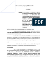 SOLICITO NULIDAD DE PAPELETA DE INFRACCIÓN #021654 18-04-2023 Jose Zambrano Garcia G58