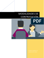 Modalidades de Contratación