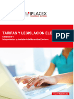 Tarifas y Legislacion Electrica Unidad 1ME - 1