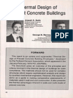 Thermal Design of Precast Concrete Buildings