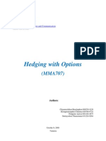 Hedging With Options