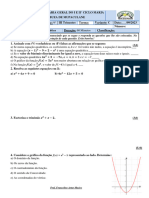 Teste 1 9 C Classe de Matematica III Trimestre