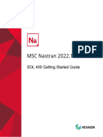 MSC Nastran 2022.1 SOL 400 Getting Started Guide