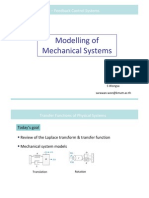 Translation Mechanical System Transfer Function