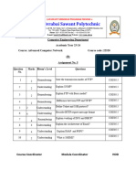 Assignment 5 (B) ACN