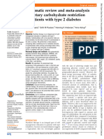 Snorgaard CHO Restriction Patients DM2