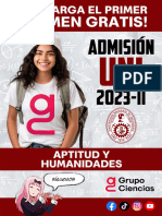 Examen UNI 2023-II - Aptitud Académica y Humanidades