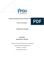 Trabajo Colaborativo Organizacion y Metodos Primera Entrega