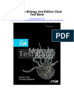 Molecular Biology 2nd Edition Clark Test Bank