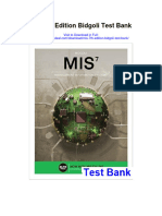 Mis 7th Edition Bidgoli Test Bank