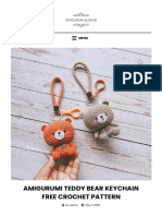 Teddy Bear Keychain