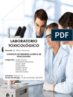 Trabajo Laboratorio Toxicológico..