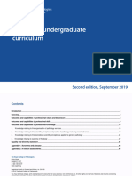 Pathology Undergraduate Curriculum