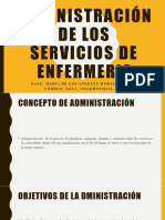 Administración de Los Servicios de Enfermeria