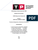 Control de Lectura Negociación Empresarial 1pdf