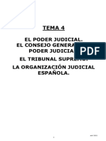 Tema 4 - Poder Judicial