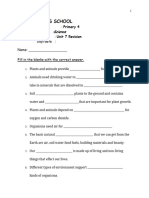 Science P4 Revision Unit 7