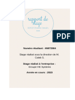 Rapport de Stage