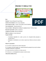 PROIECT DIDACTIC - Educarea Limbajului