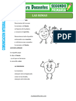 Las Rimas para Segundo de Primaria