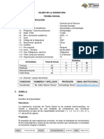 Sílabo Teoría Social (Antropología) 2023-Ii