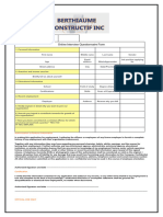 BC Online Interview Questionnaire Form