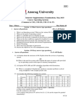 Operating Systems - CSE, DS, CS, IT - III-IR20-May-2023