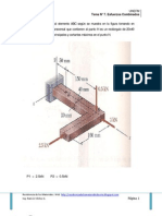 Problema Esfuerzos Combinados